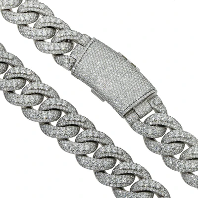 Diamond Pave Cuban Necklace - Image 2